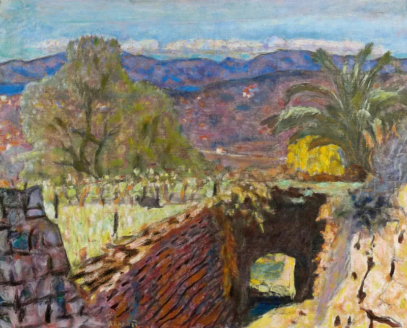 Paysage du Midi par temps de mistral - Pierre Bonnard