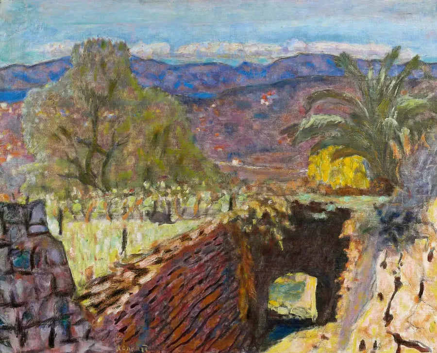 Paysage du Midi par temps de mistral - Pierre Bonnard
