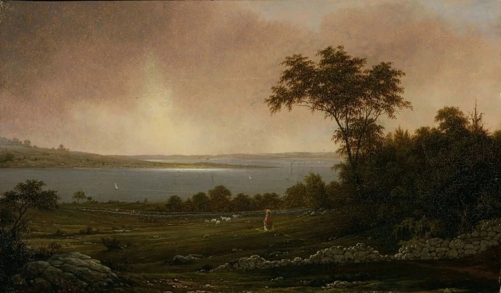 Paysage du Rhode Island - Martin Johnson Heade image 1 reproduction de peinture à l’huile