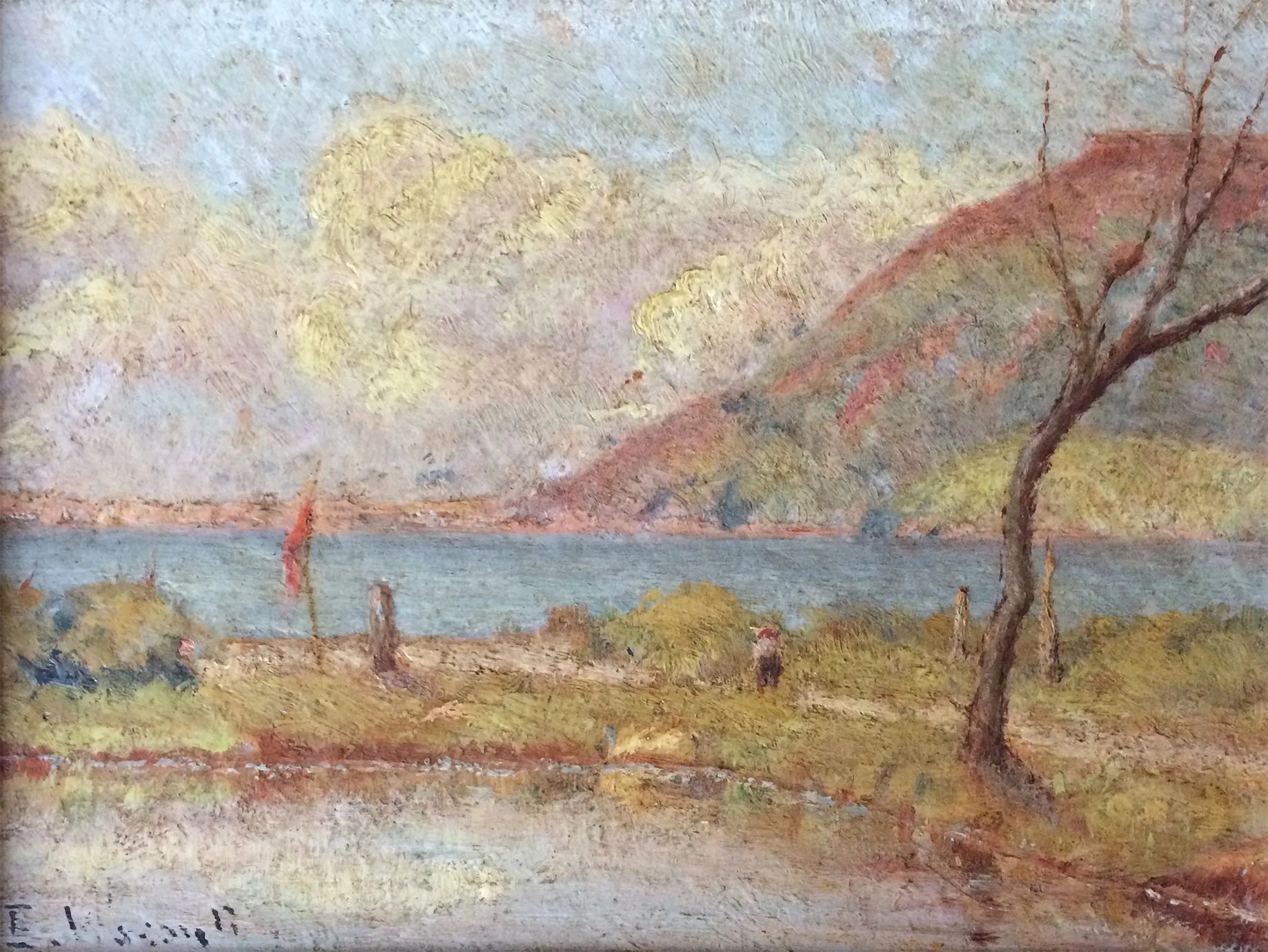 Paysage - Eliseu Visconti image 1 copie de tableau peinte à la main