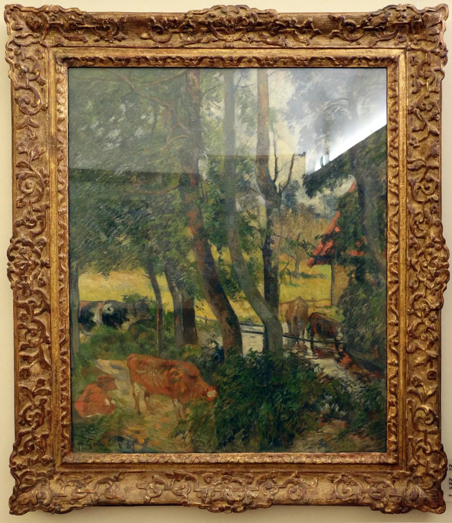 Paysage en Normandie - Paul Gauguin