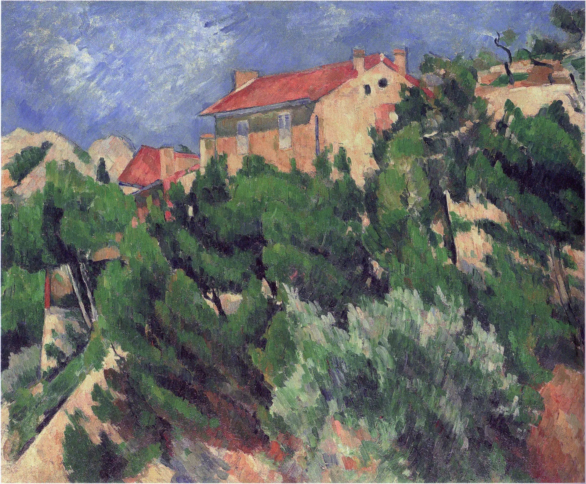 Paysage en Provence - Paul Cézanne image 1 copie peinte à la main à l’huile