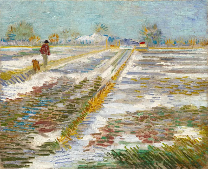 Paysage enneigé - Vincent van Gogh