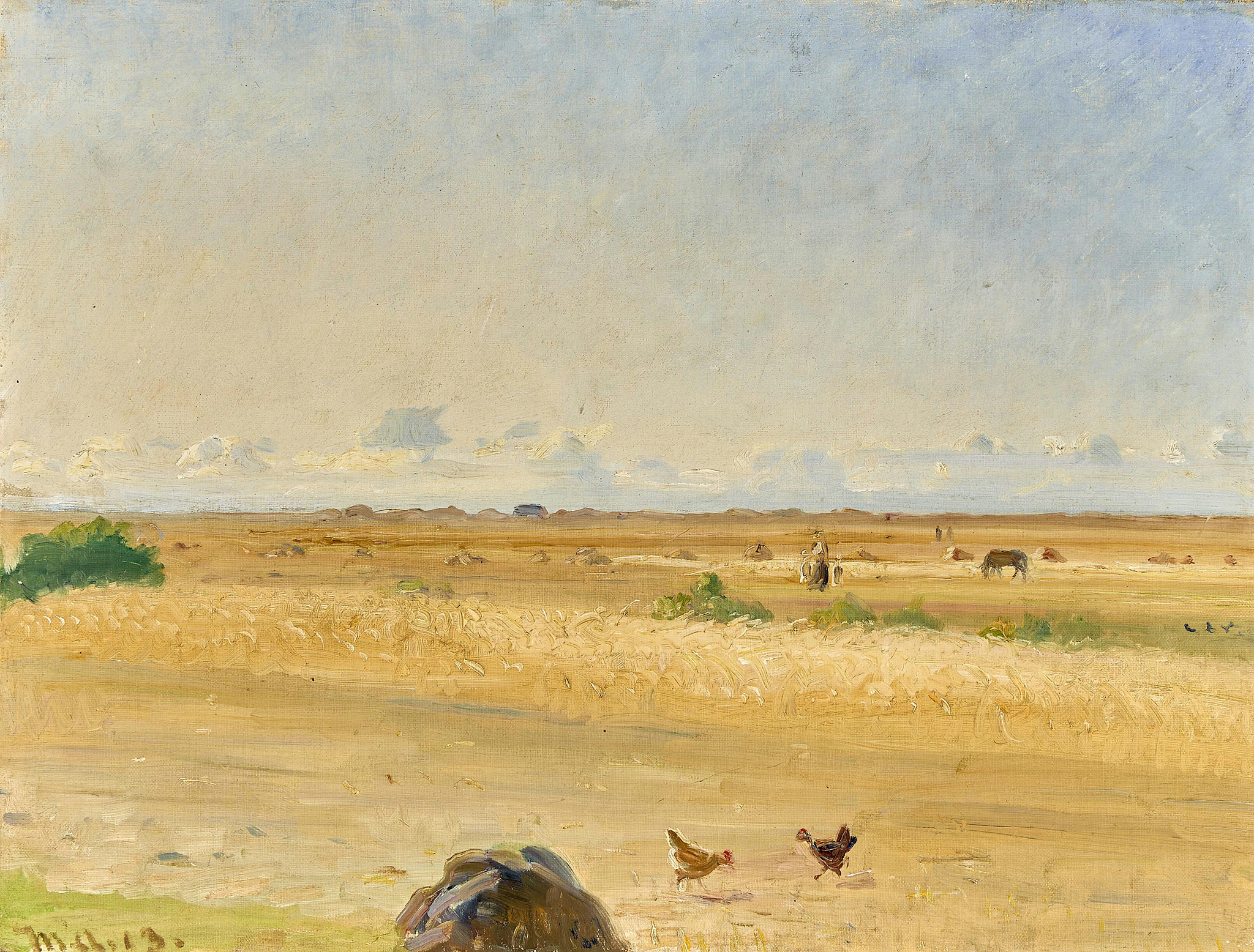 Paysage estival danois au sud de Skagen. - Michael Peter Ancher image 1 reproduction réalisée par Alpha Reproduction