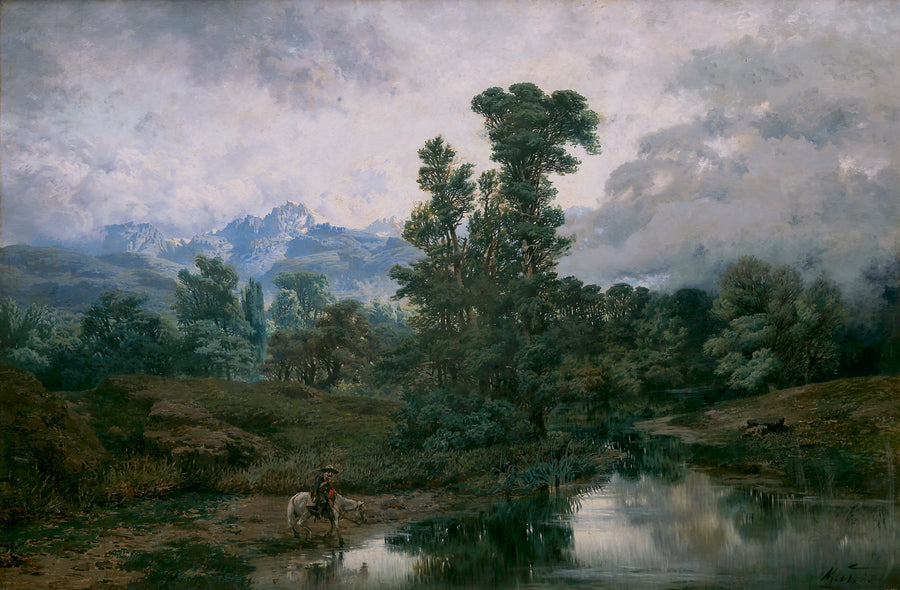 Paysage et El Pardo, Brume montante - Antonio Muñoz Degraín