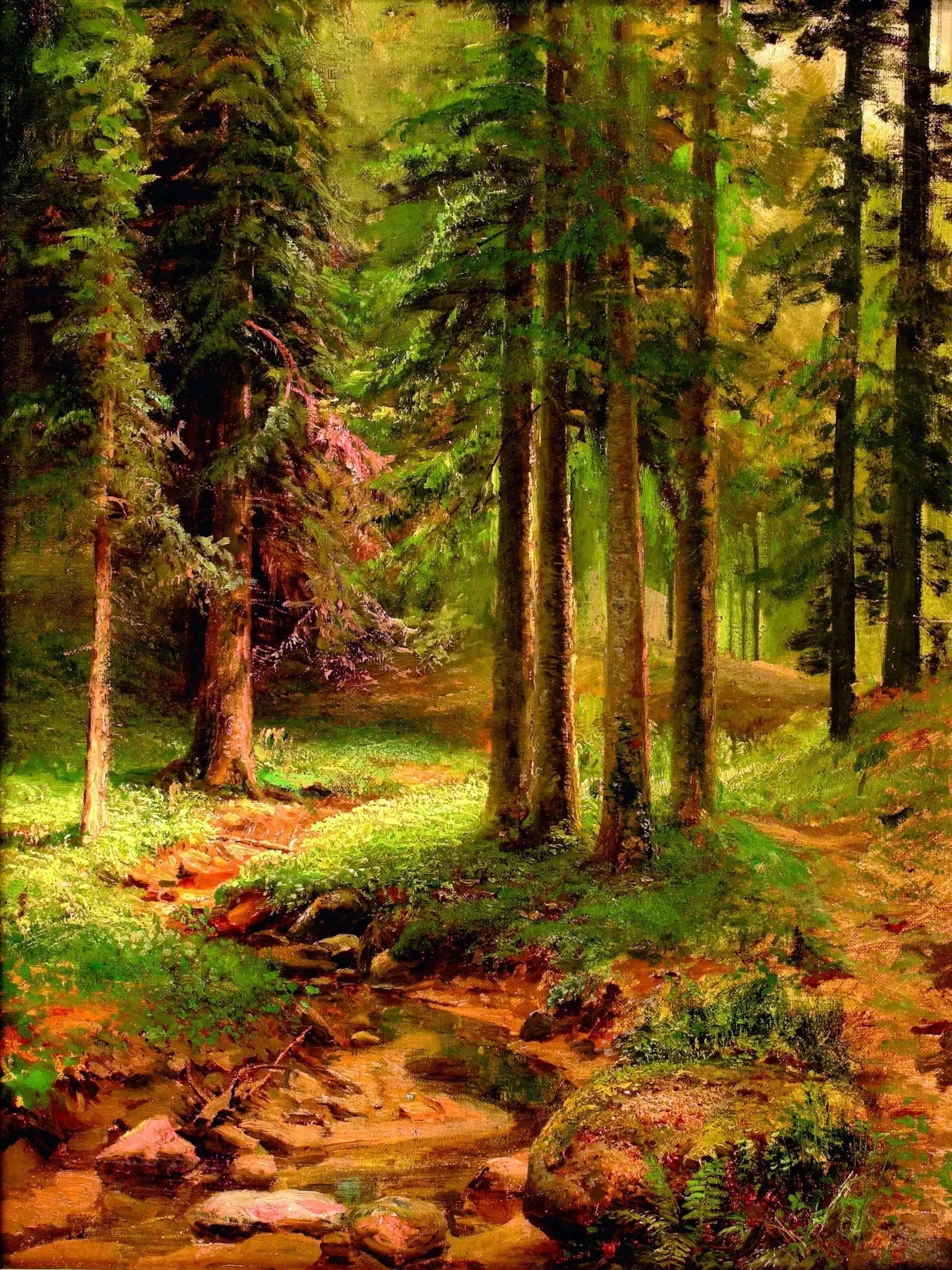 Paysage forestier - Ivan Chichkine image 1 tableau peint à l’huile sur toile