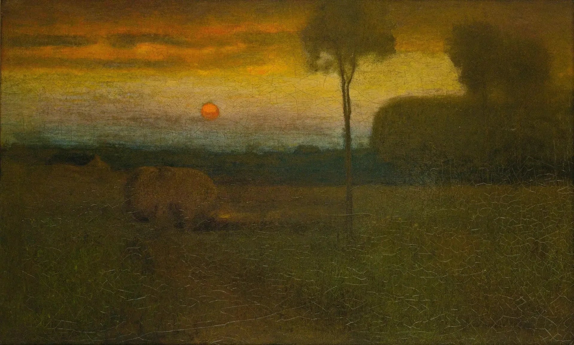 Paysage - George Inness image 1 reproduction artisanale de tableau