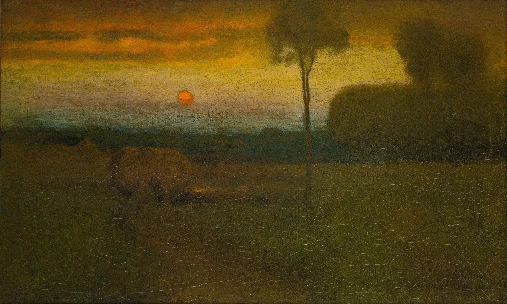 Paysage - George Inness image 1 reproduction artisanale de tableau