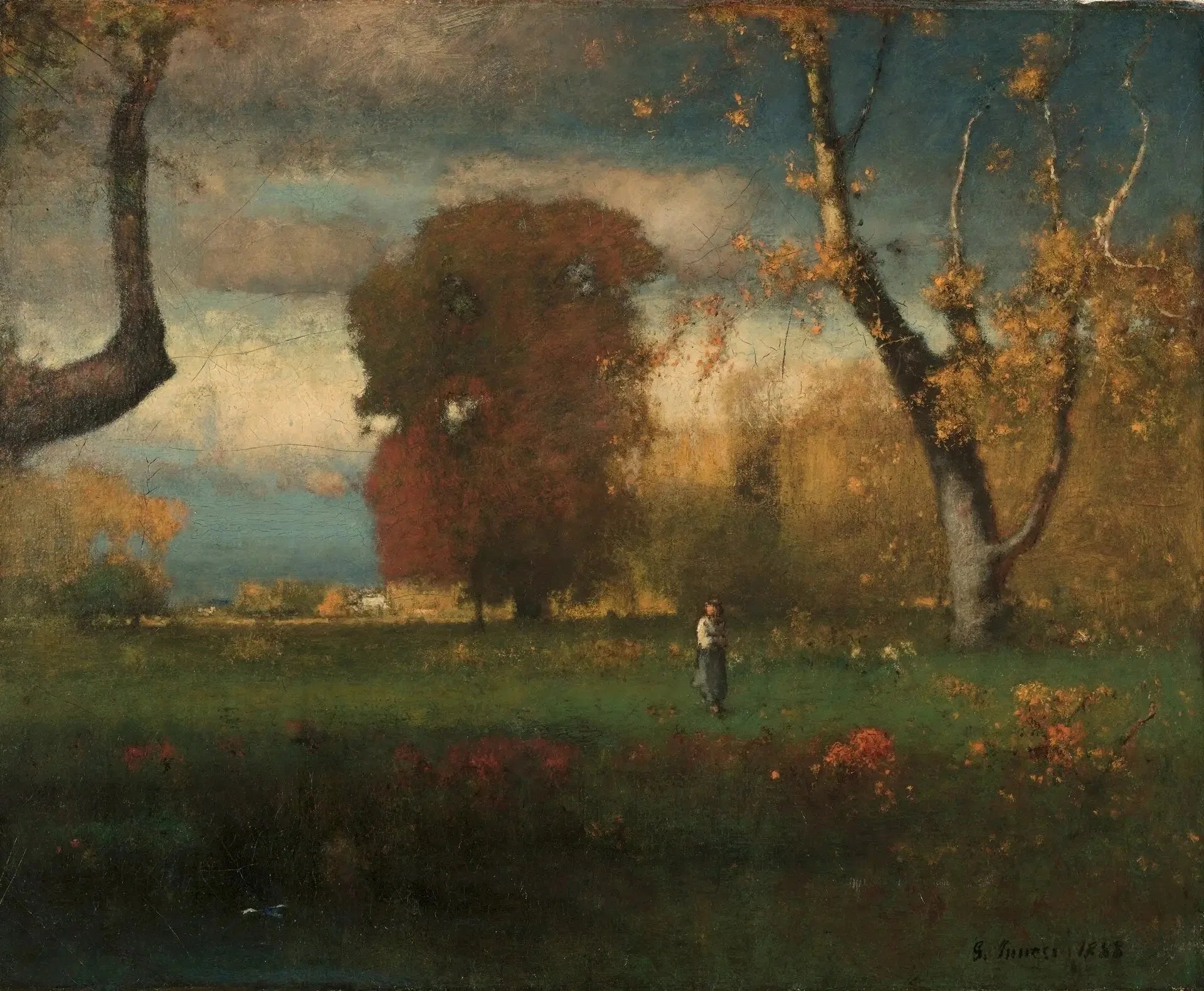 Paysage - George Inness image 1 copie peinte à la main à l’huile