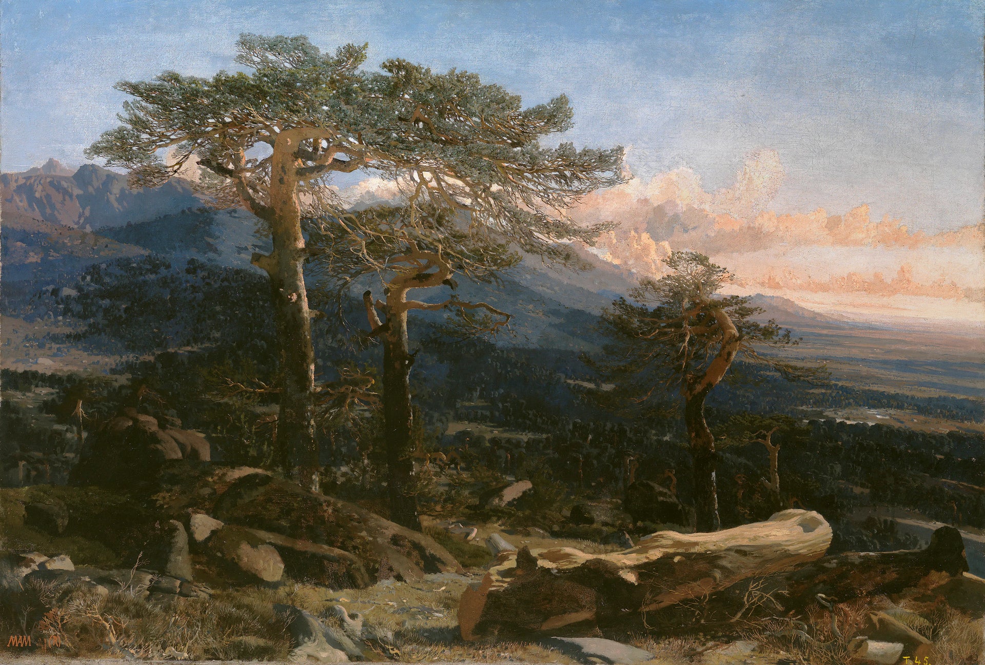 Un paysage de Guadarrama - Martín Rico