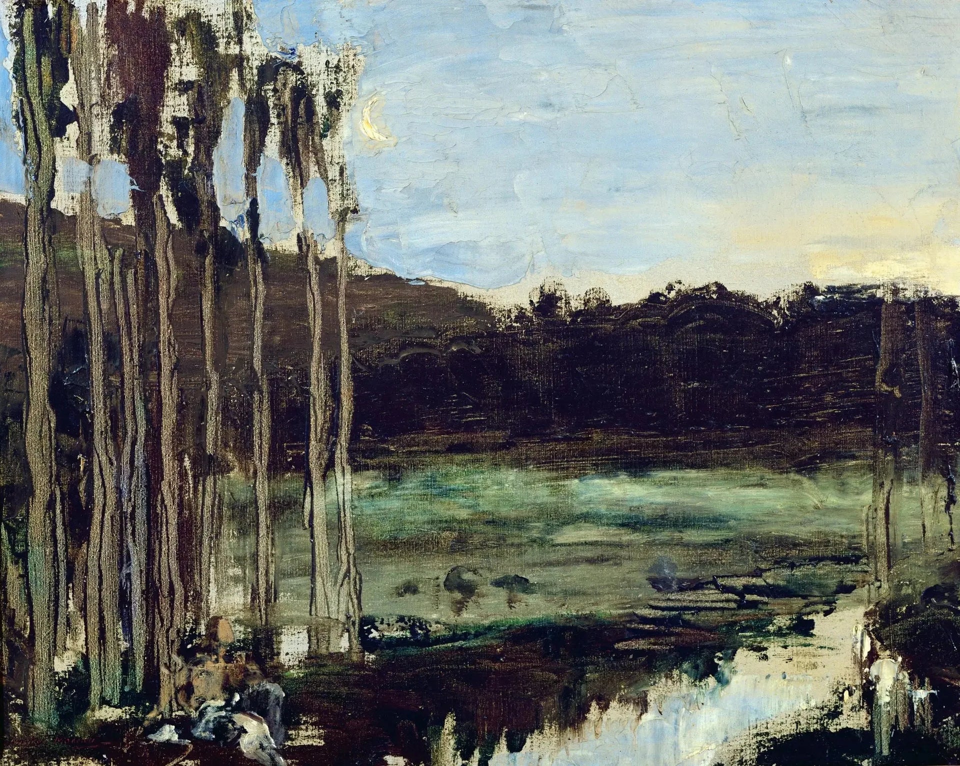 Paysage - Gustave Moreau image 1 reproduction artisanale de tableau