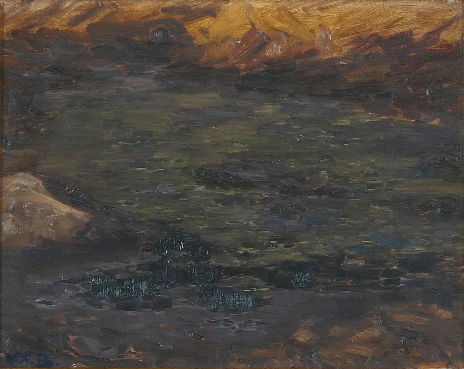 Paysage. - H. A. Brendekilde image 1 reproduction réalisée par Alpha Reproduction