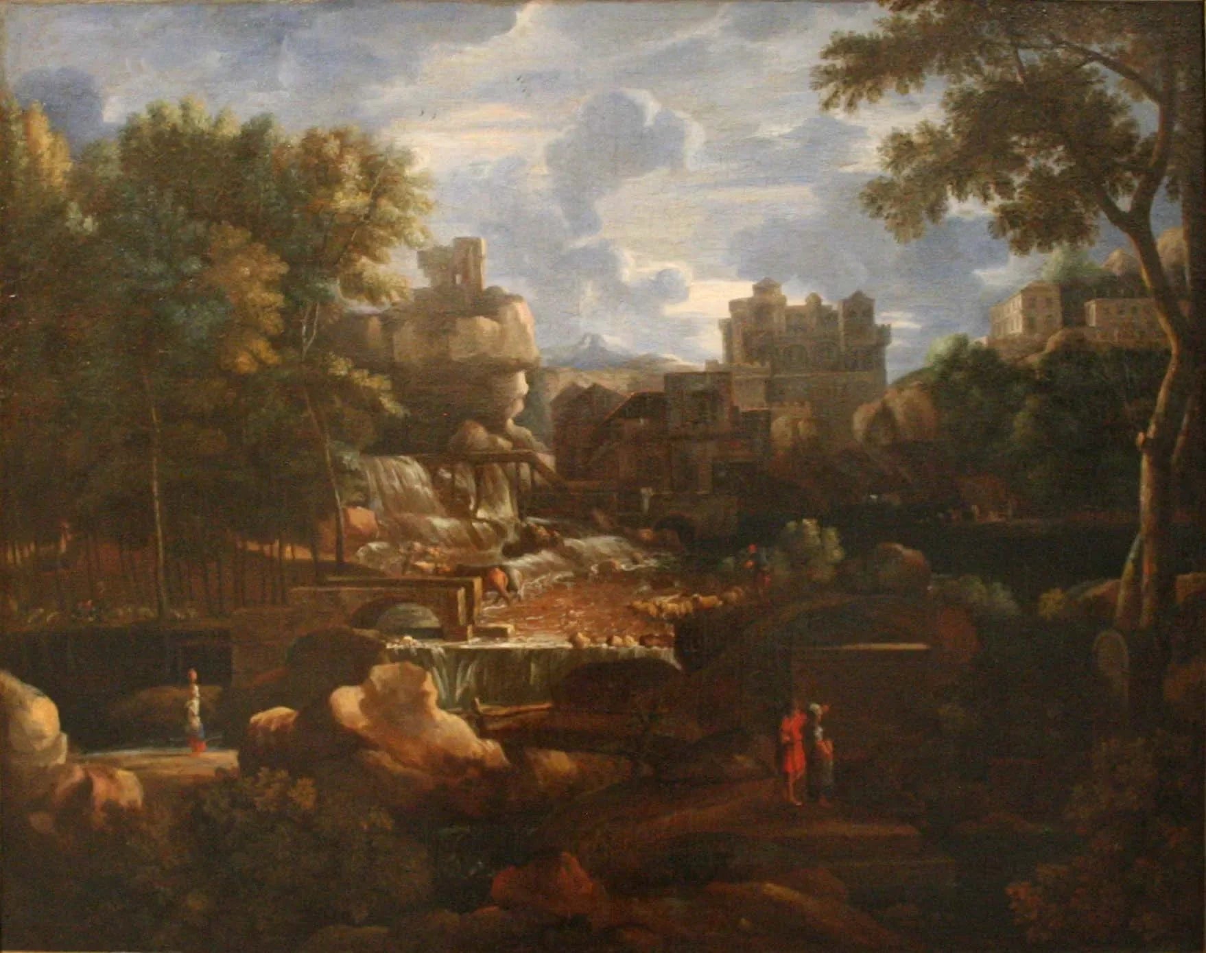 Paysage historique - Sébastien Bourdon image 1 reproduction de peinture à l’huile