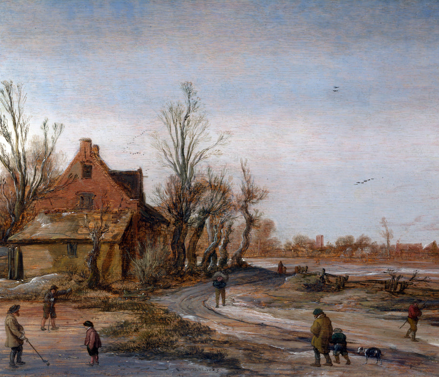 Un paysage d'hiver - Esaias Van de Velde l'Ancien