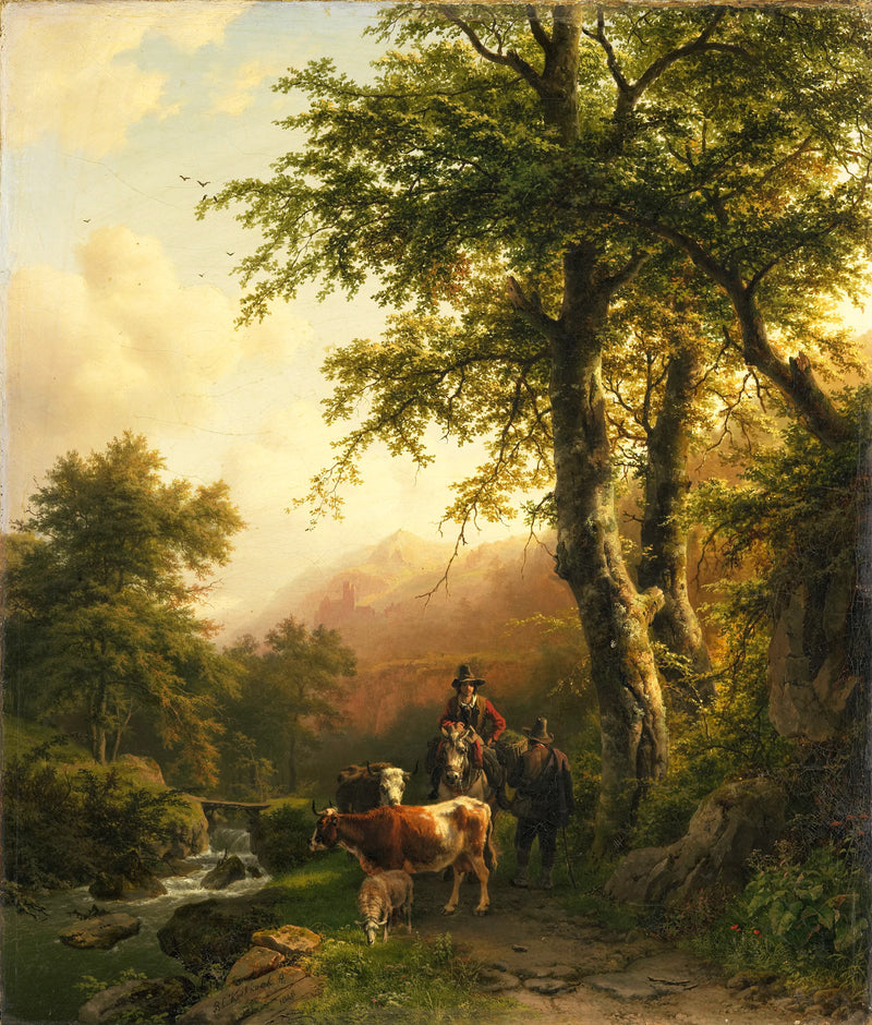 Paysage italien - Barend Cornelis Koekkoek
