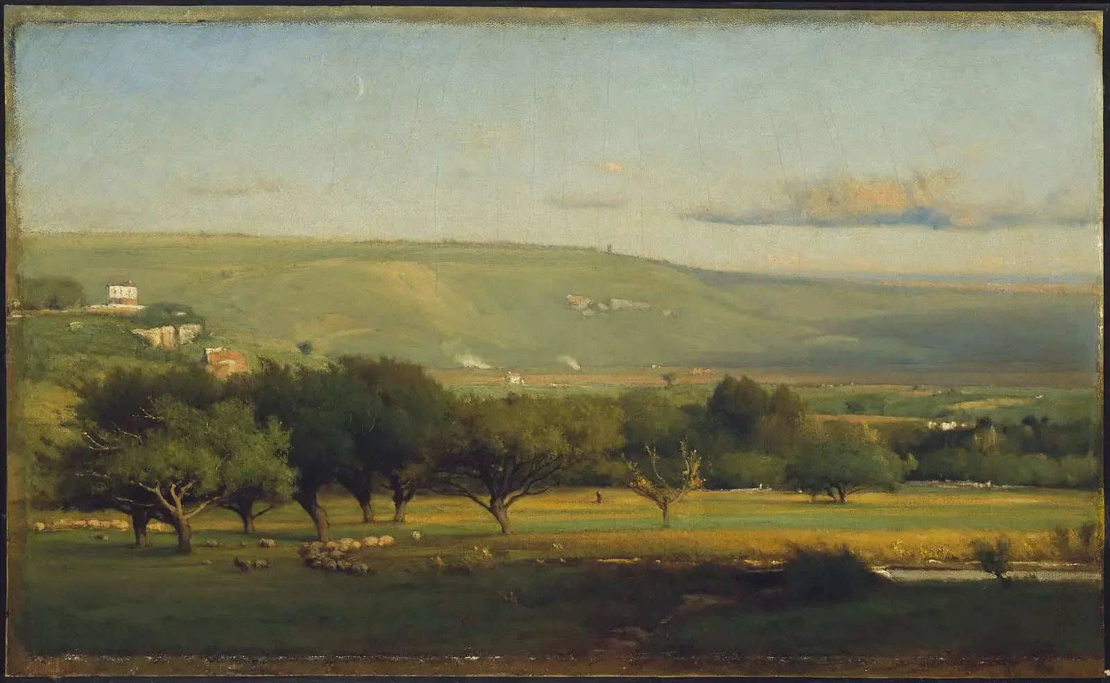 Paysage italien - George Inness image 1 reproduction de peinture à l’huile
