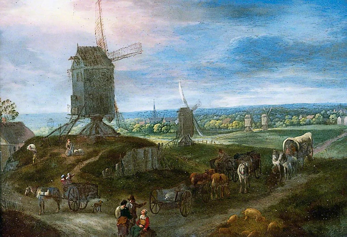 Paysage - Jan Brueghel le Jeune image 1 reproduction artisanale de tableau