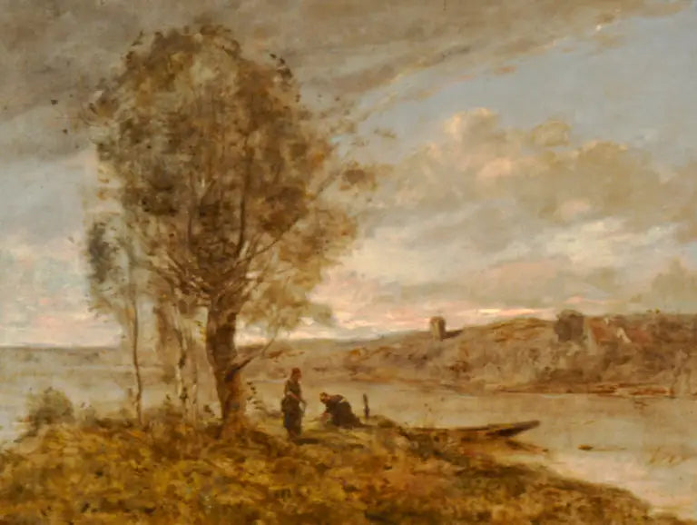 Paysage - Jean-Baptiste Camille Corot image 1 tableau peint à l’huile sur toile