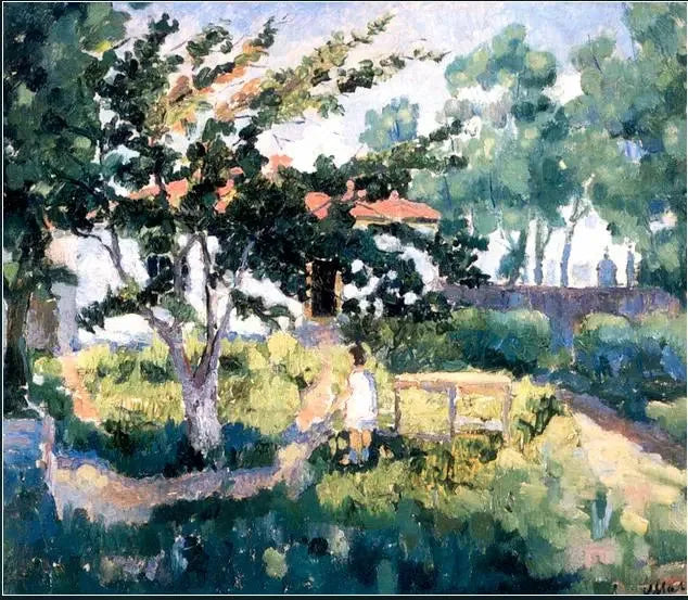 Paysage - Kazimir Malevich image 1 copie de tableau peinte à la main