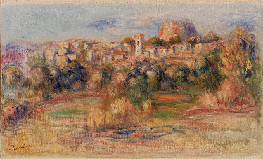 Paysage, La Gaude (Paysage, La Gaude) - Pierre-Auguste Renoir