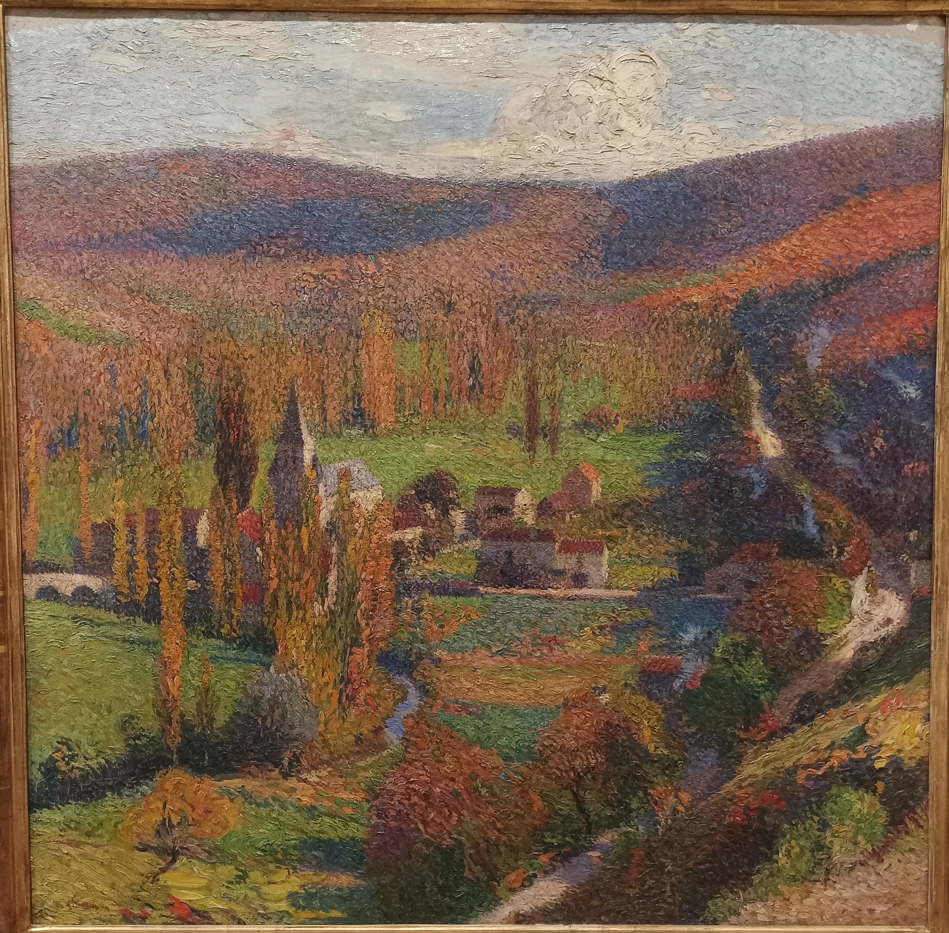 Paysage, Labastide-du-Vert - Henri-Jean Guillaume Martin image 1 copie peinte à la main à l’huile