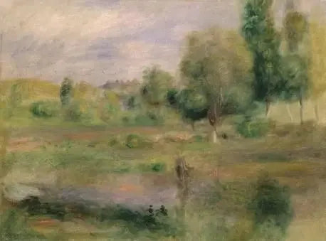 Paysage, le lac - Pierre-Auguste Renoir