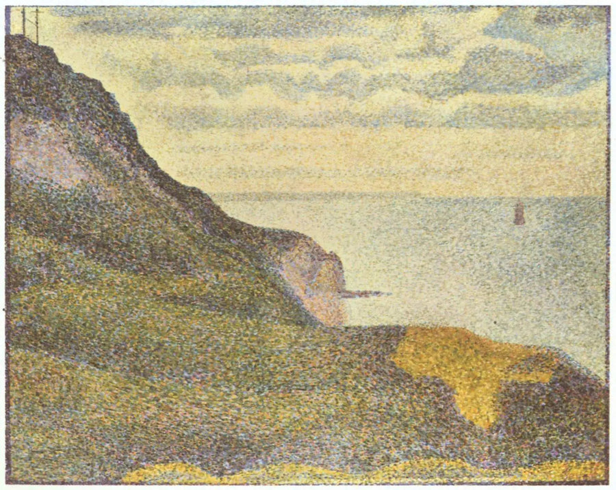Paysage marin à Port-en-Bessin, Normandie - Georges Seurat