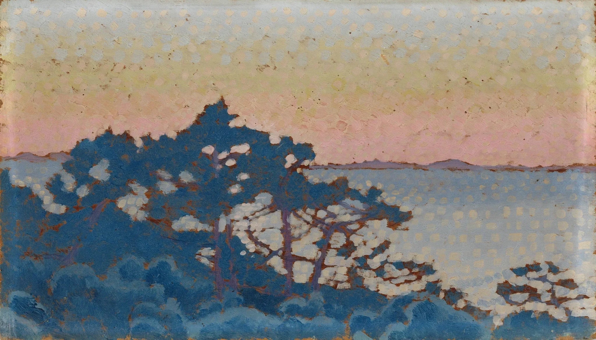 Paysage marin - Henri-Edmond Cross image 1 tableau peint à l’huile sur toile
