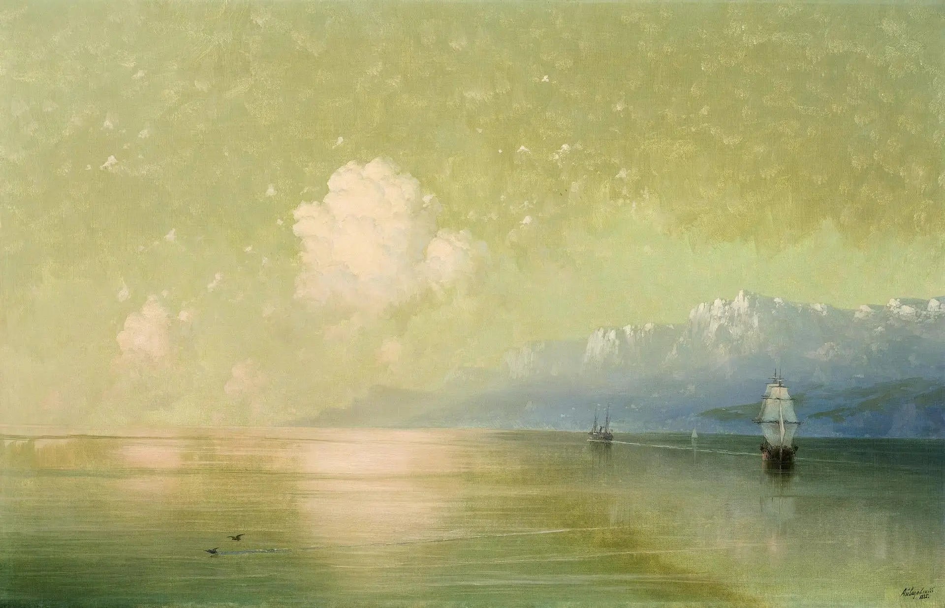 Paysage marin - Ivan Aïvazovski image 1 tableau peint à l’huile sur toile