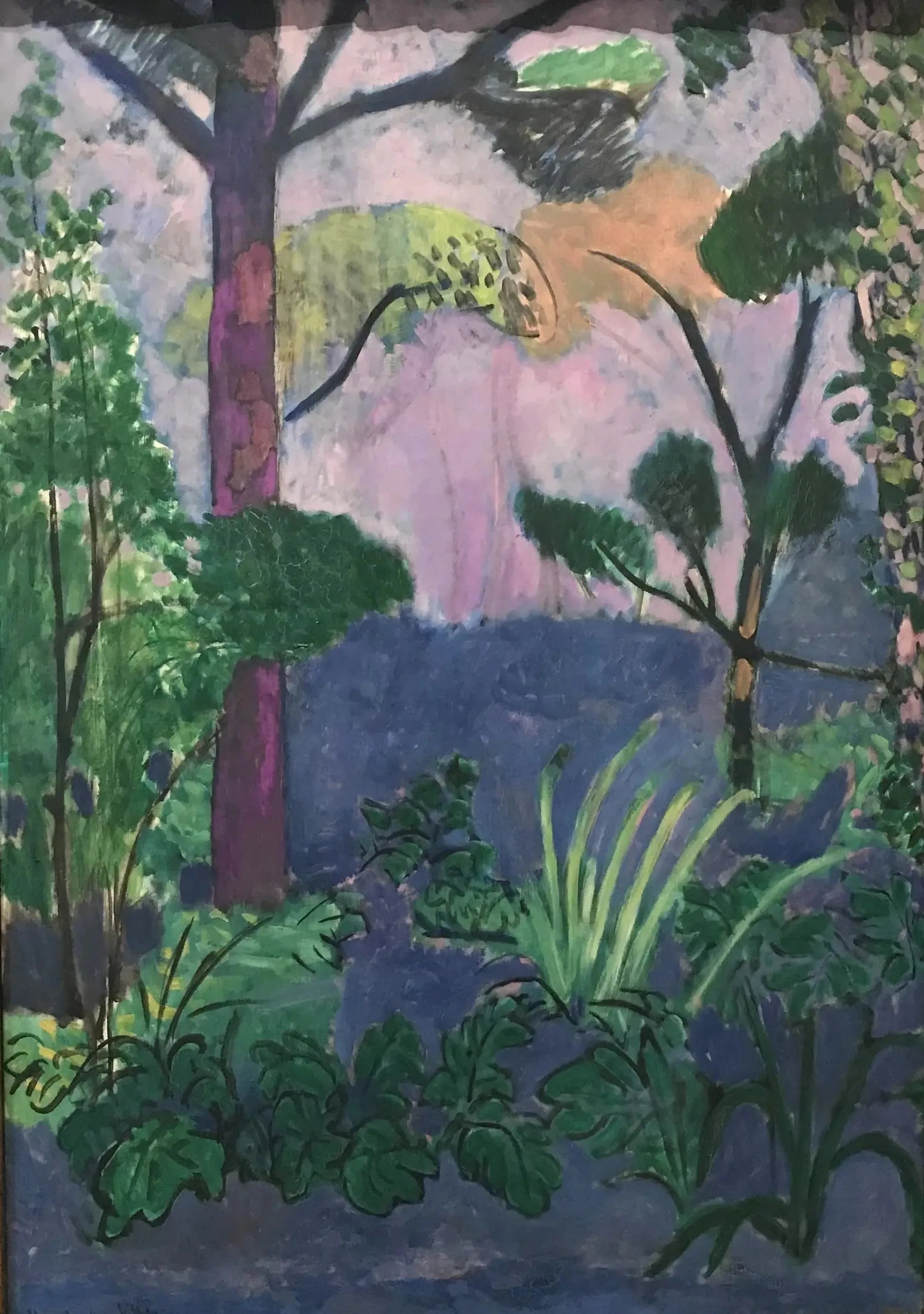 Paysage marocain (Acanthes) - Henri Matisse image 1 copie peinte à la main à l’huile