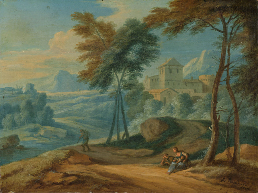 Paysage montagneux. - François Boudewyns