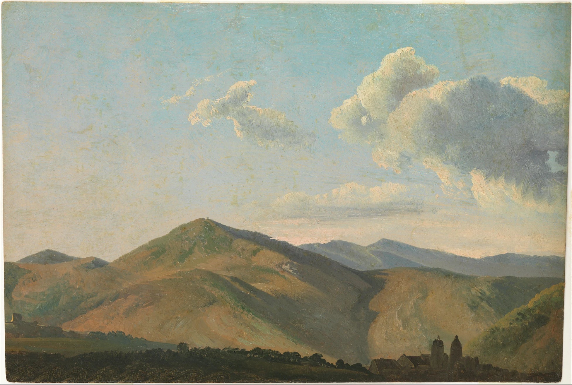 Paysage montagneux à Vicovaro - Simon Denis