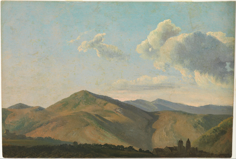 Paysage montagneux à Vicovaro - Simon Denis