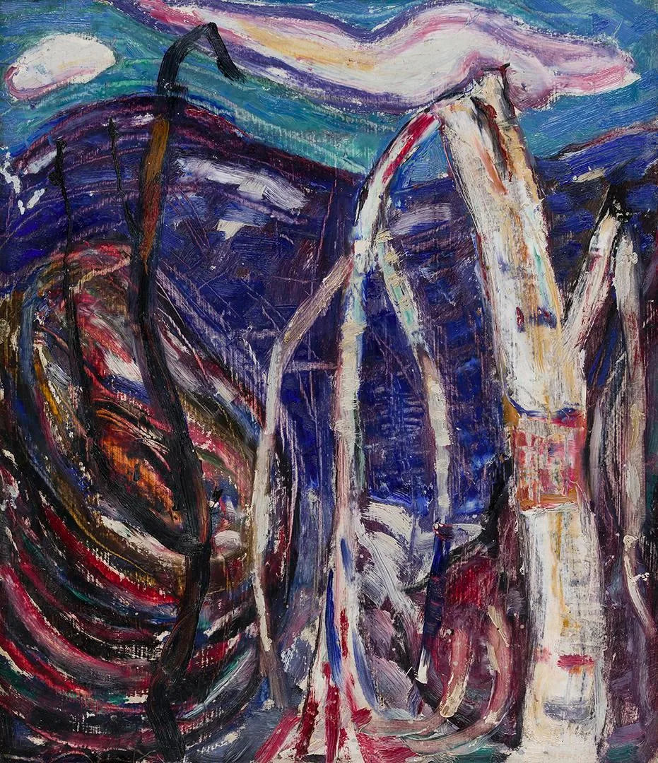 Paysage n° 19 - Marsden Hartley image 1 reproduction artisanale de tableau