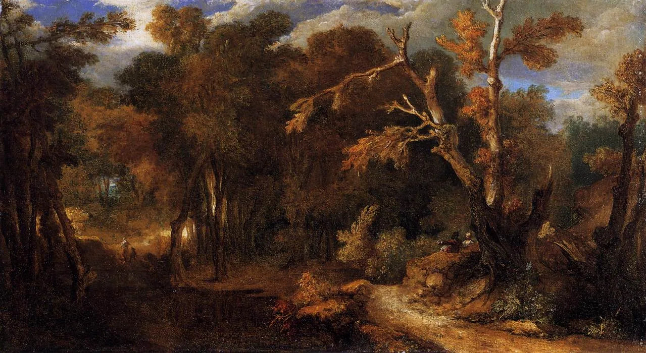 Paysage - Nicolas de Largillière image 1 reproduction artisanale de tableau