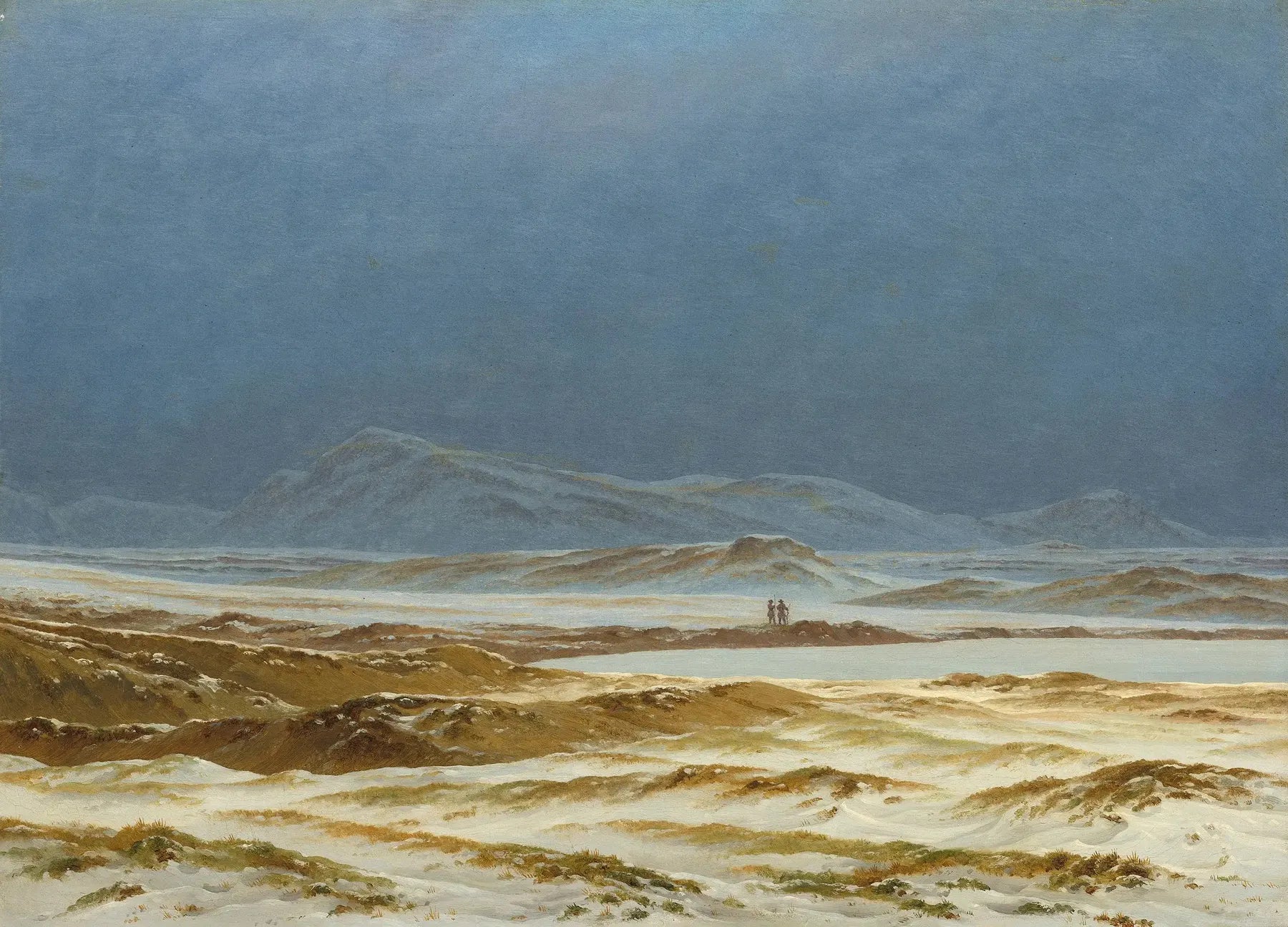 Paysage nordique, printemps - Caspar David Friedrich image 1 copie peinte à la main à l’huile