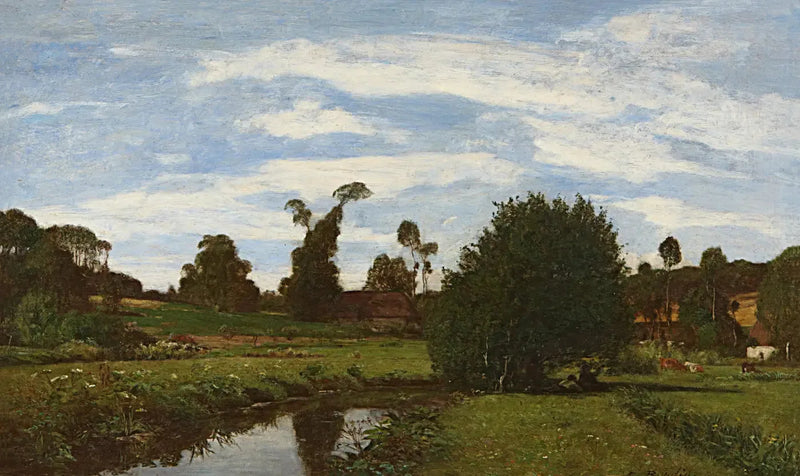 Paysage normand - Eugène Boudin
