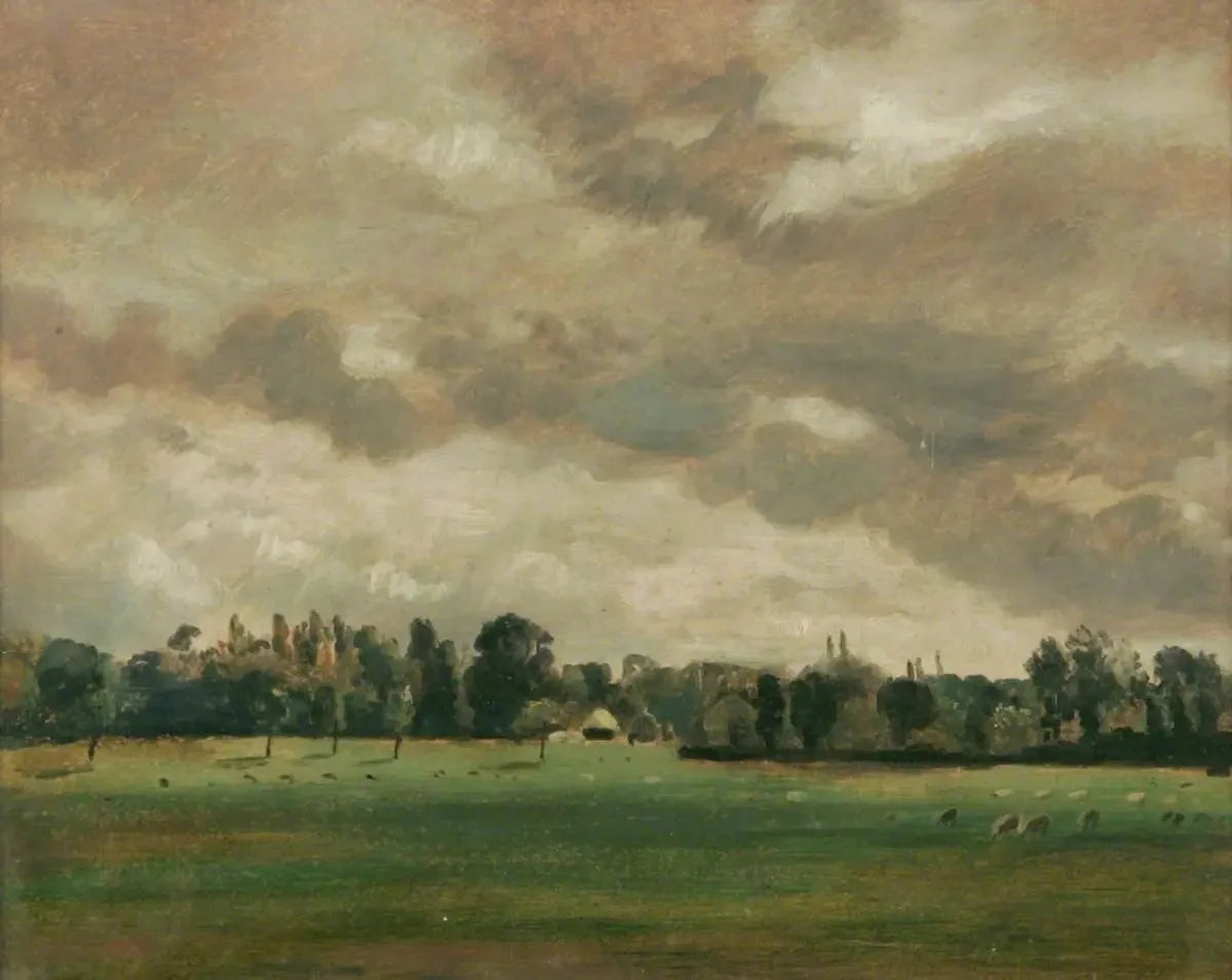 Paysage nuageux - John Constable image 1 copie de tableau peinte à la main