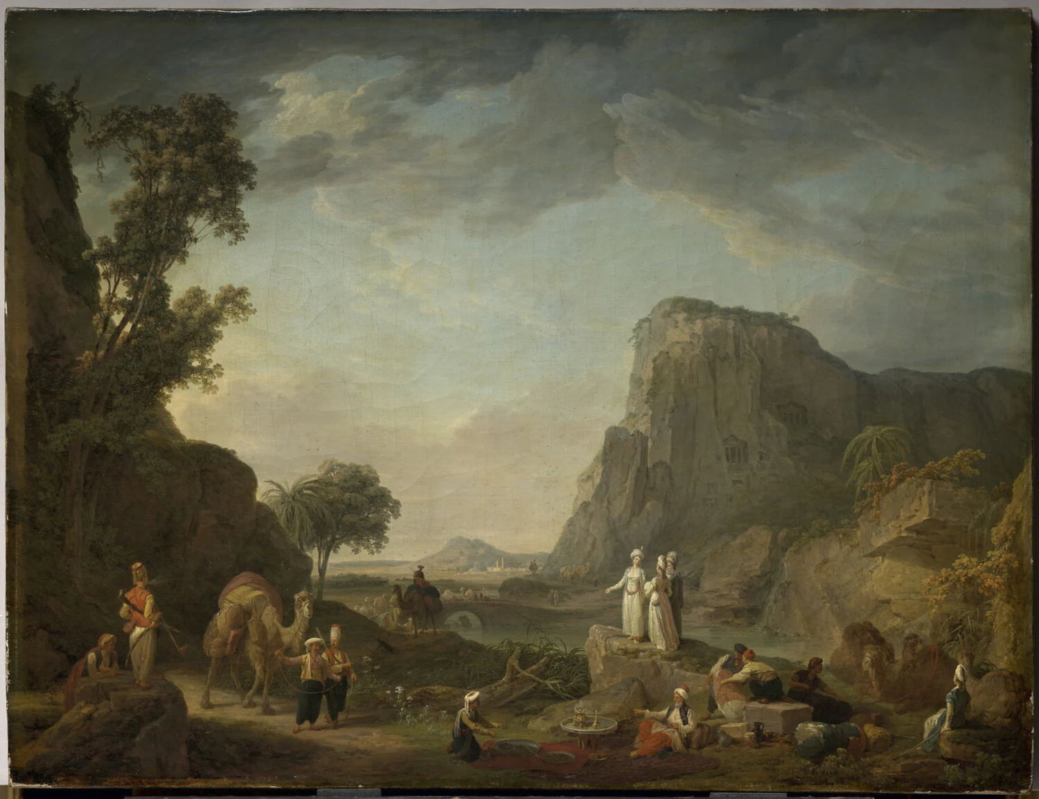 Paysage oriental - Jean-Baptiste Hilair