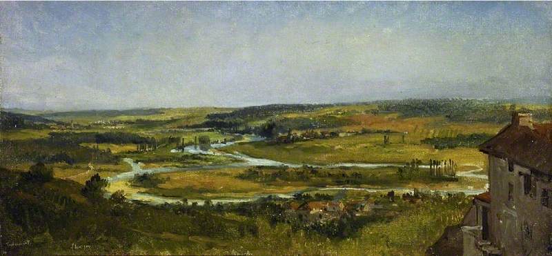 Paysage panoramique - Théodore Rousseau image 1 tableau peint à l’huile sur toile