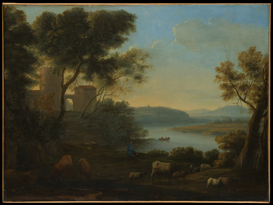 Paysage pastoral : La Campagne romaine - Claude Lorrain (Claude Gellée)