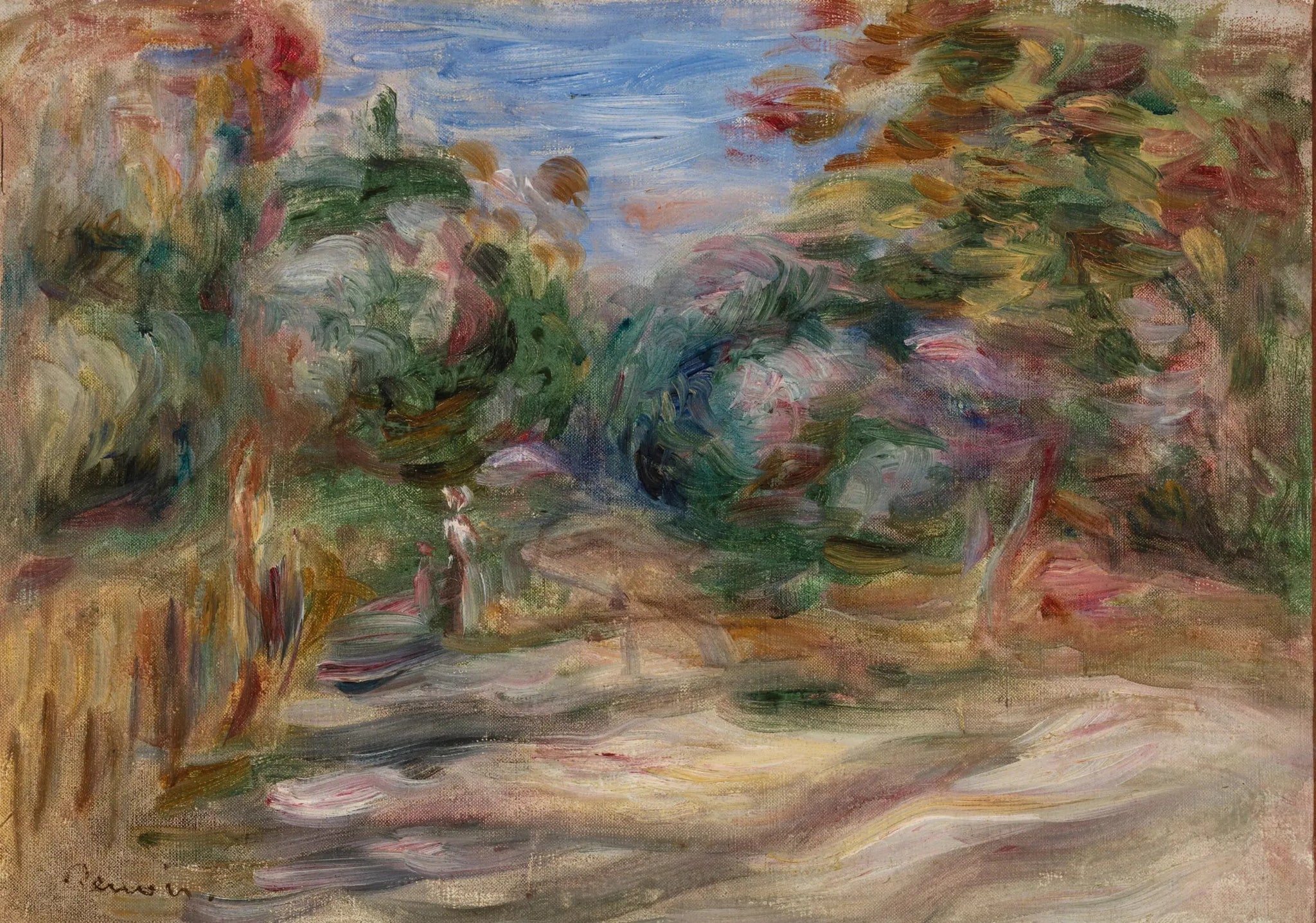 Paysage - Pierre-Auguste Renoir image 1 reproduction réalisée par Alpha Reproduction