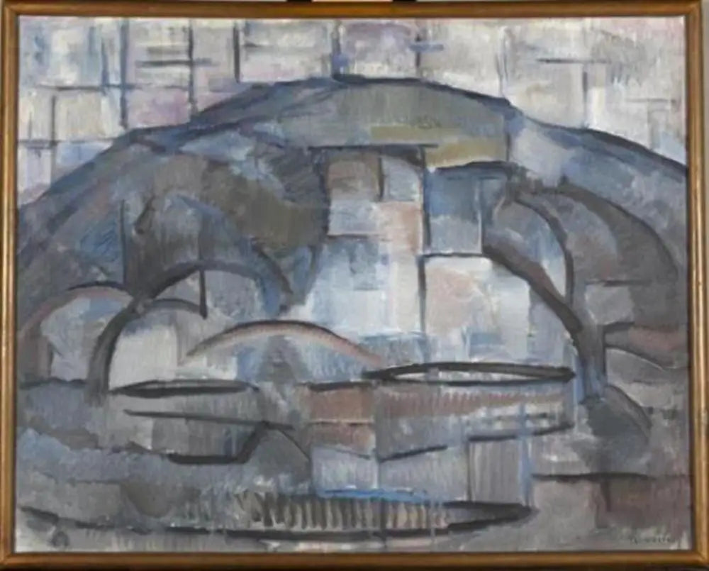 Paysage - Piet Mondrian image 1 copie peinte à la main à l’huile