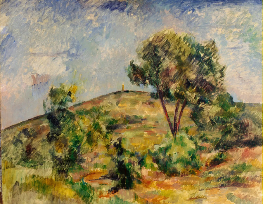 Paysage près d'Aix avec la tour de César - Paul Cézanne