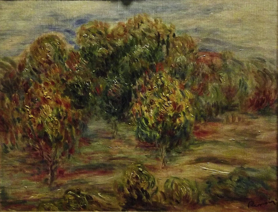 Paysage près de Cagnes - Pierre-Auguste Renoir