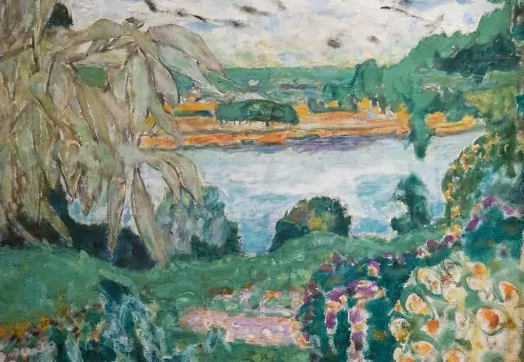 Paysage près de Vernon - Pierre Bonnard image 1 tableau peint à l’huile sur toile