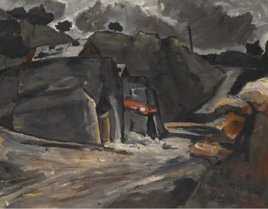 Paysage provençal (Rochers à l'Estaque) - Paul Cézanne image 1 copie de tableau peinte à la main