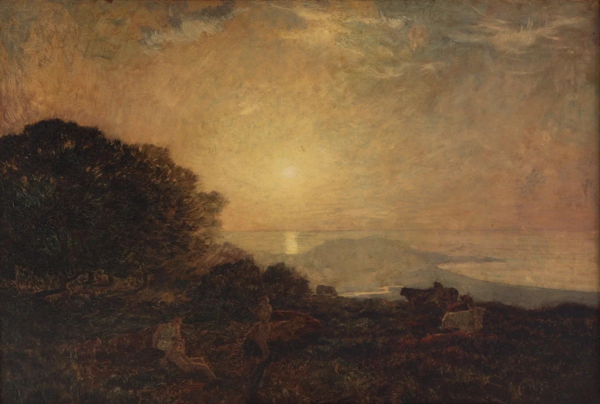 Paysage - René Ménard image 1 copie peinte à la main à l’huile