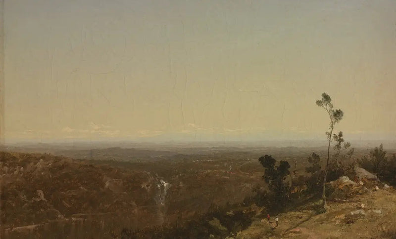 Paysage, rivière Genesee - John Frederick Kensett