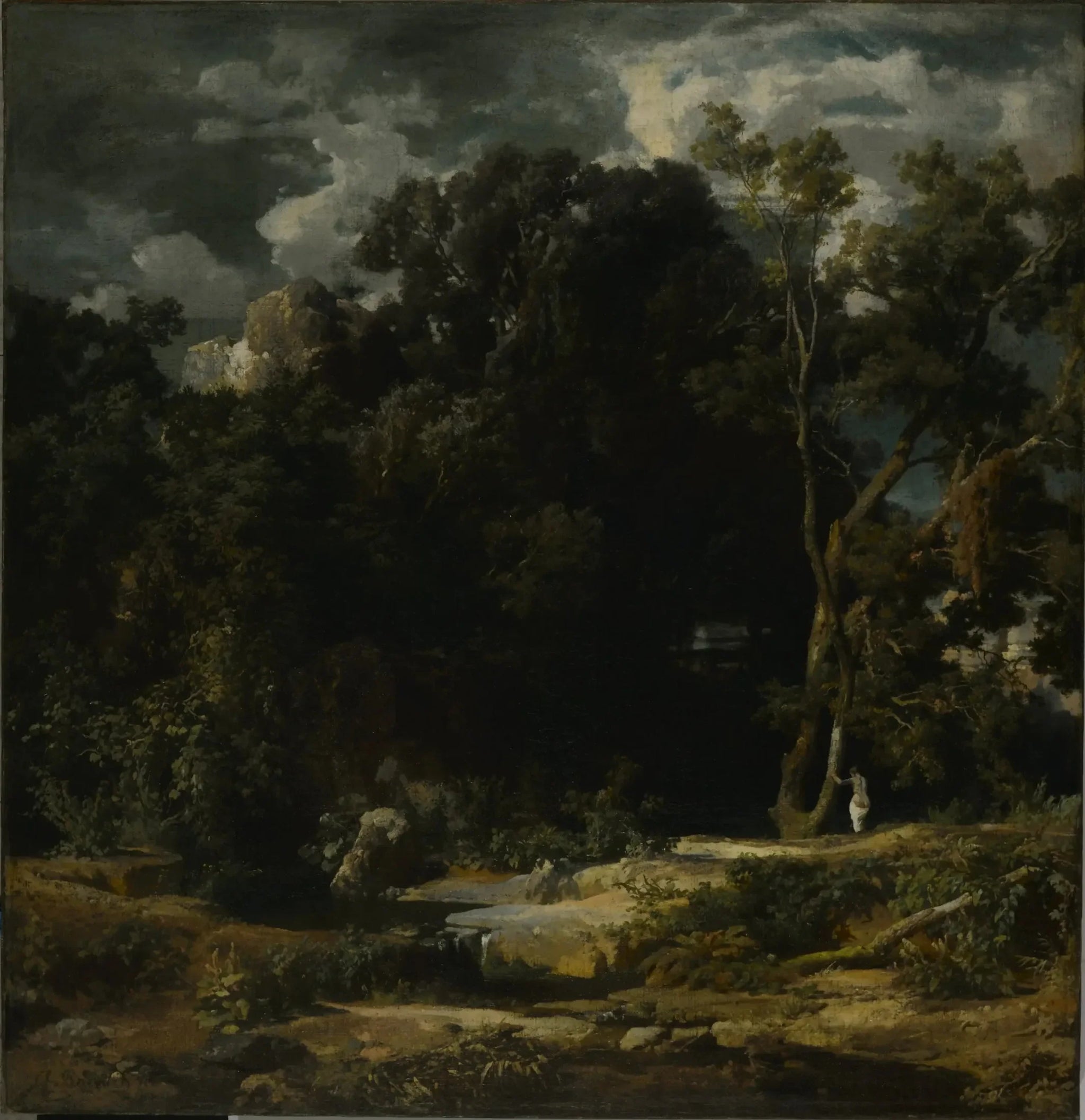 Paysage romain - Arnold Böcklin image 1 reproduction artisanale de tableau